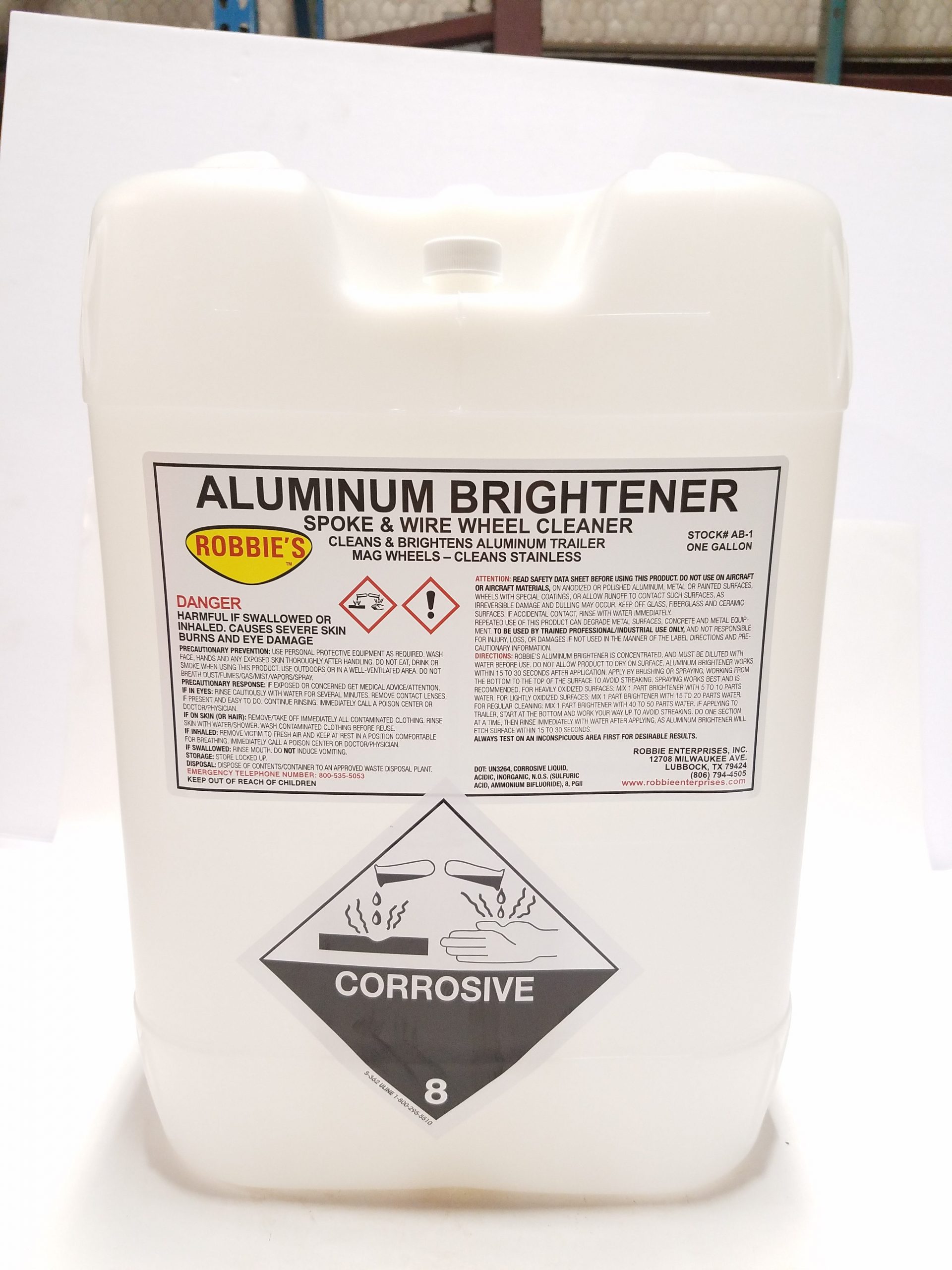 Aluminum Brightner AB-5 – Robbie Enterprises, Inc.